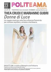 Donne di luce: thea crudi e marianne gubri in concerto a tolentino